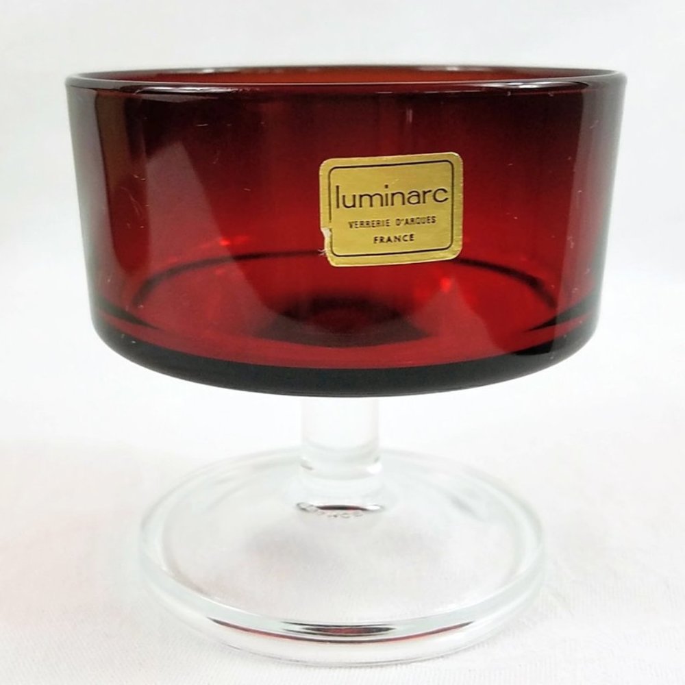 Luminarc Verrerie D'Arques Ruby Red Dessert Cup